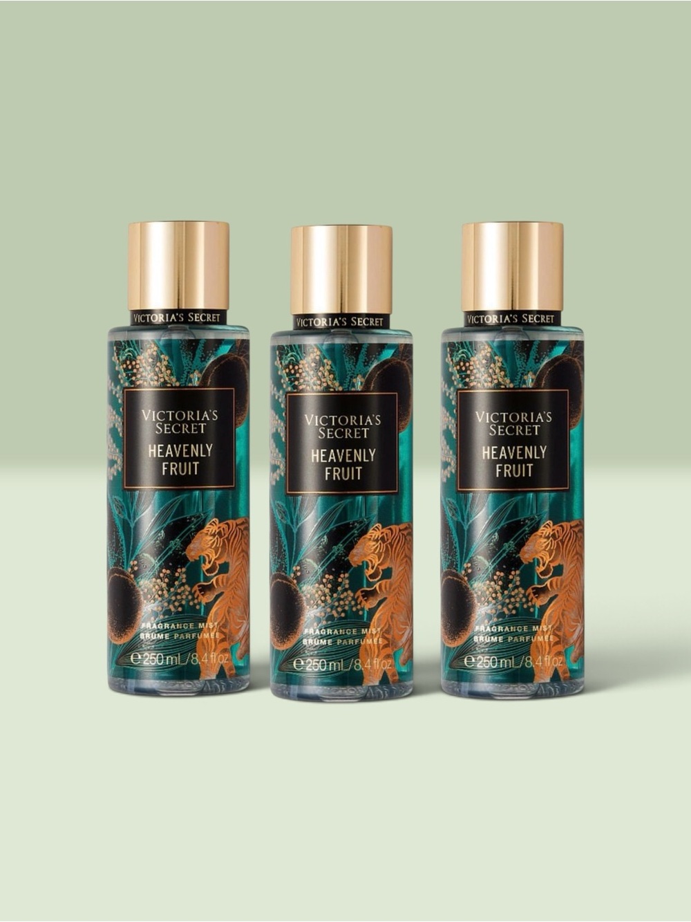 Victoria's Secret HEAVENLY FRUIT Fragrance Mist ~ 8.4 fl.oz. ( Lot of 3 )